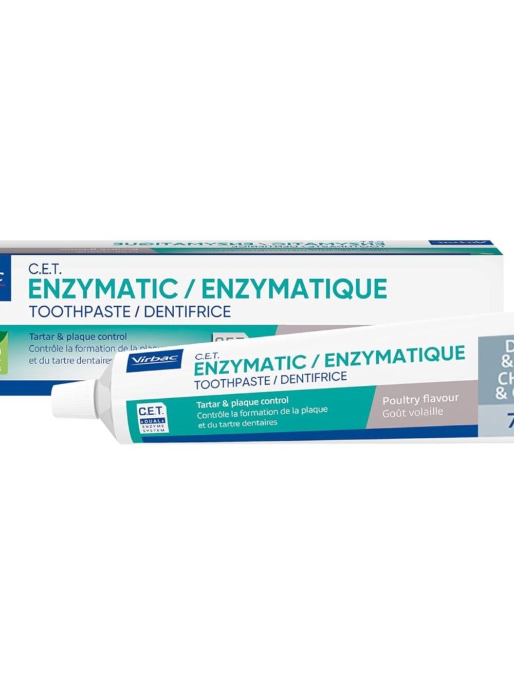 C.E.T. Enzymatic Toothpaste| Tartar & Plaque Control for Fresh Breath | Pet Dent